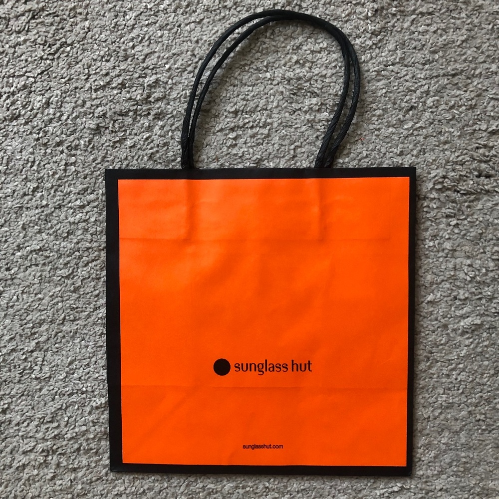 Sunglass Hut - paper Shopping Bag.